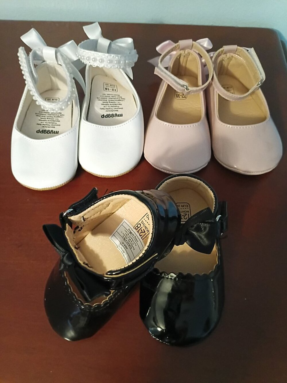 Girls Infant Dress up shoes, walking shoes, dress shoes, princess shoes
